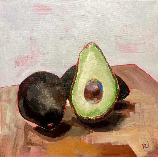 Avocados - 12x12 canvas
