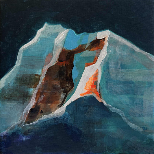 Mini Timpanogos - 8x8 canvas