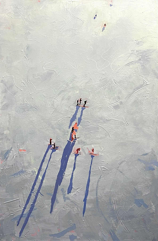 Ski Holiday - 24x36 canvas