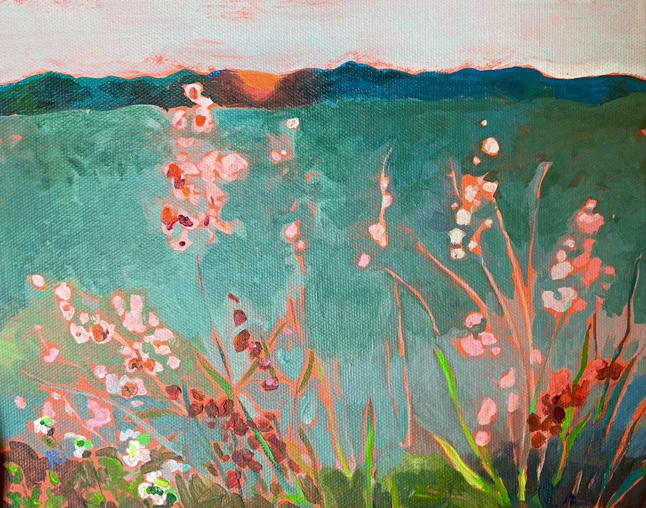 Morning Breaks 2 - 10x8 canvas